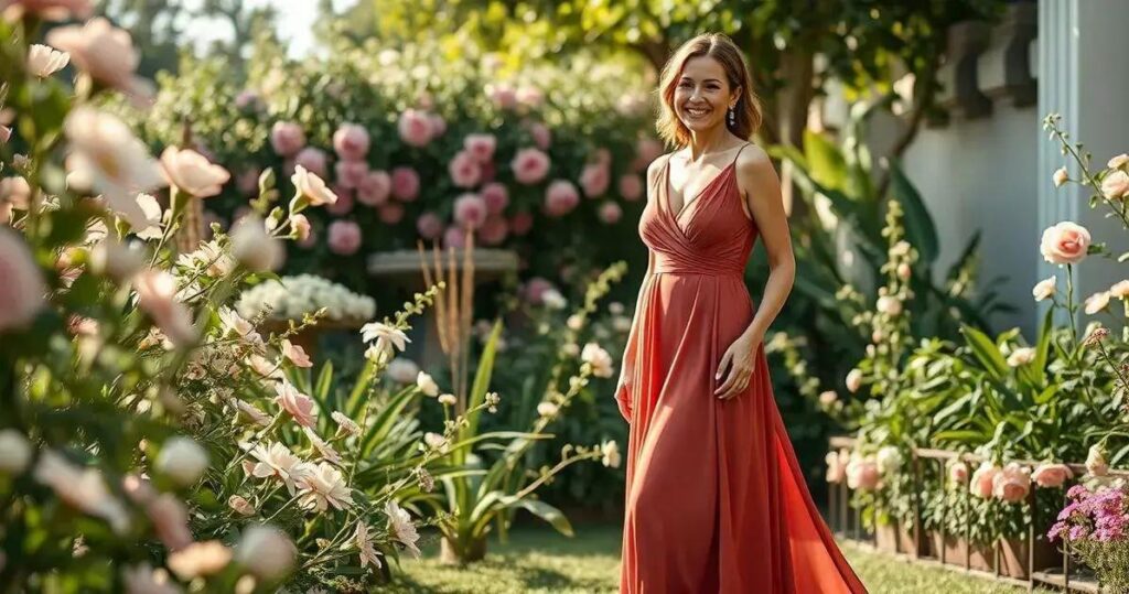 vestido de madrinha de casamento marsala longo