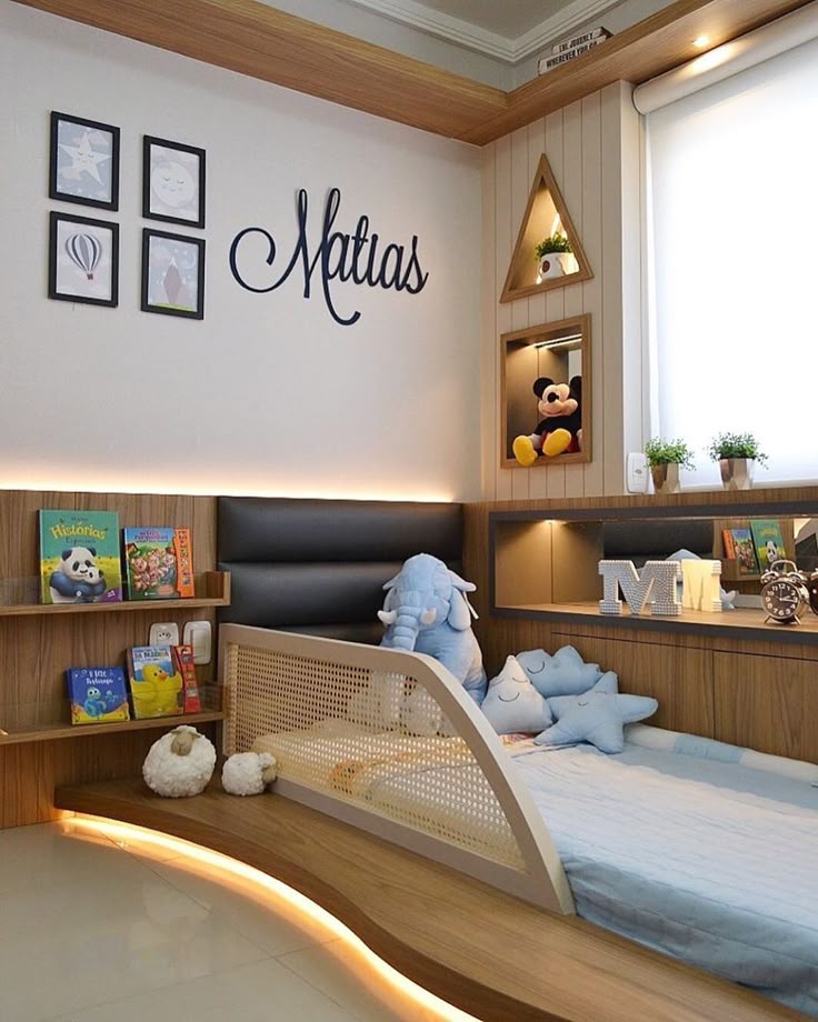 Um lindo quarto montessoriano, que ...