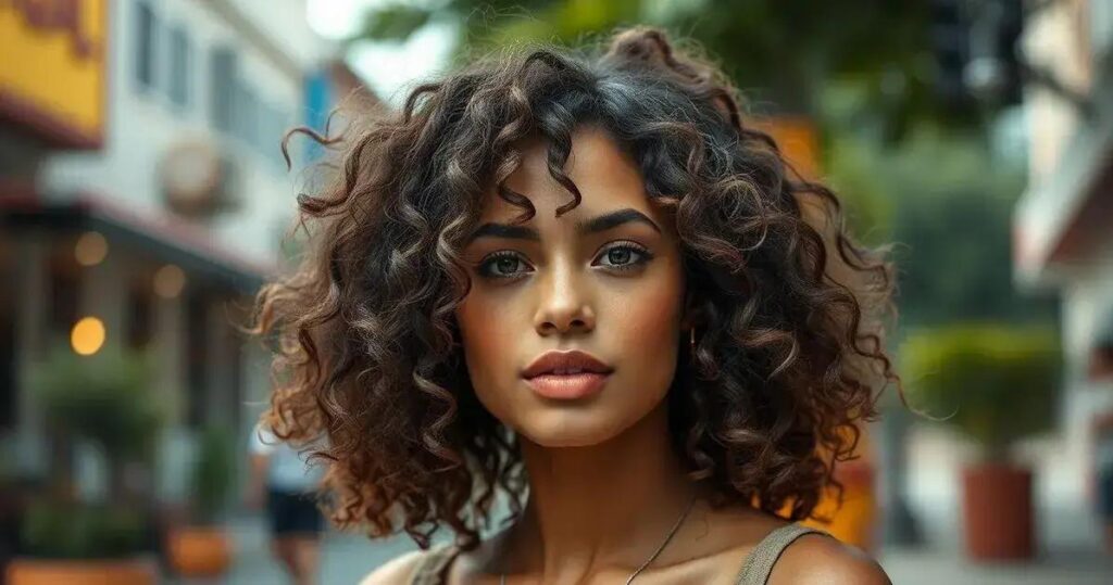 cabelo ondulado