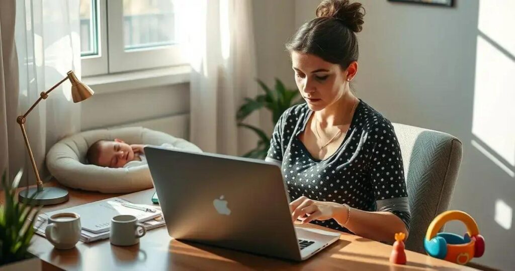 como conciliar maternidade e trabalho