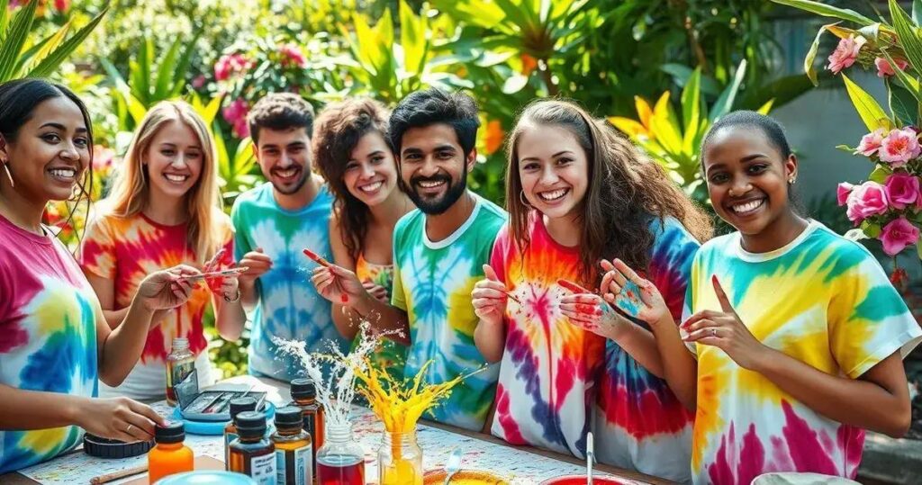 como fazer tie dye