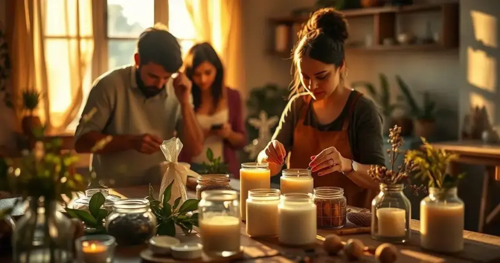 como fazer velas aromáticas