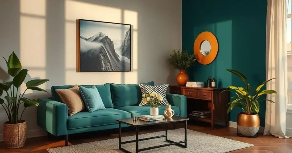 como harmonizar cores na decoração