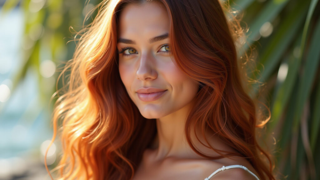 Tabela de cores de cabelo cobre para o verão 2026.