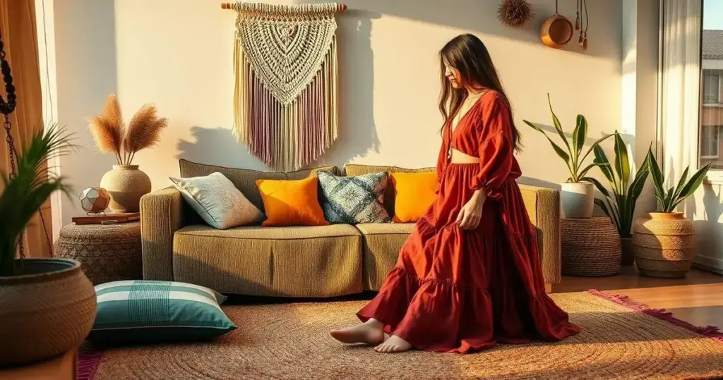 decoração boho chic