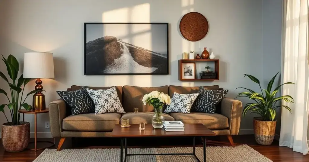 decoração com fotos pessoais