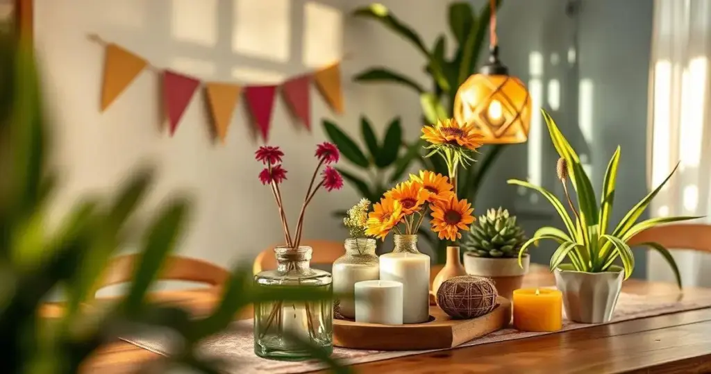 decoração de festa junina em casa