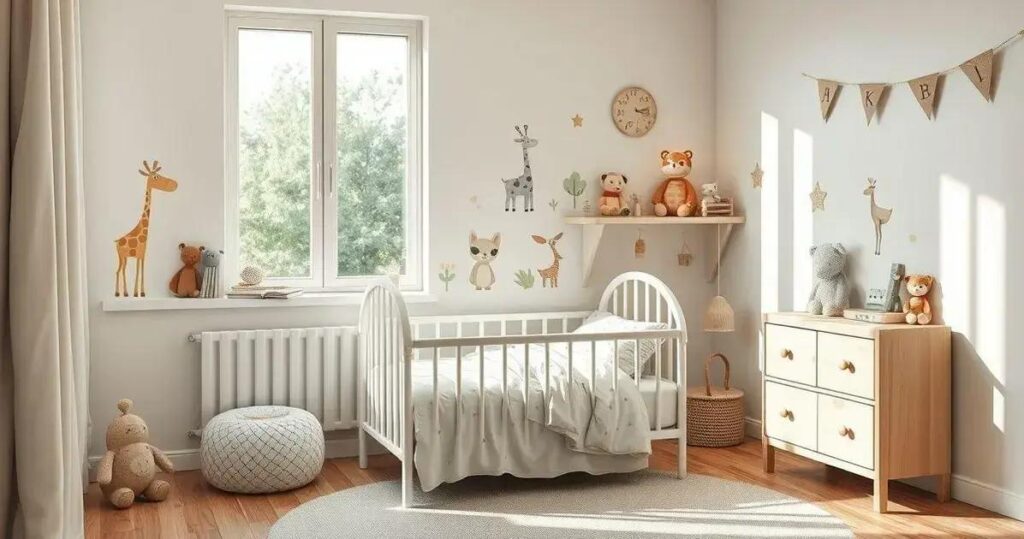 decoração de quarto infantil simples