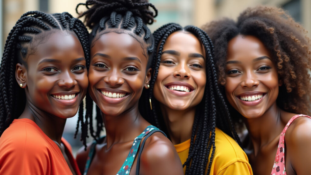 Tranças nagô: expressão de identidade afrodescendente.