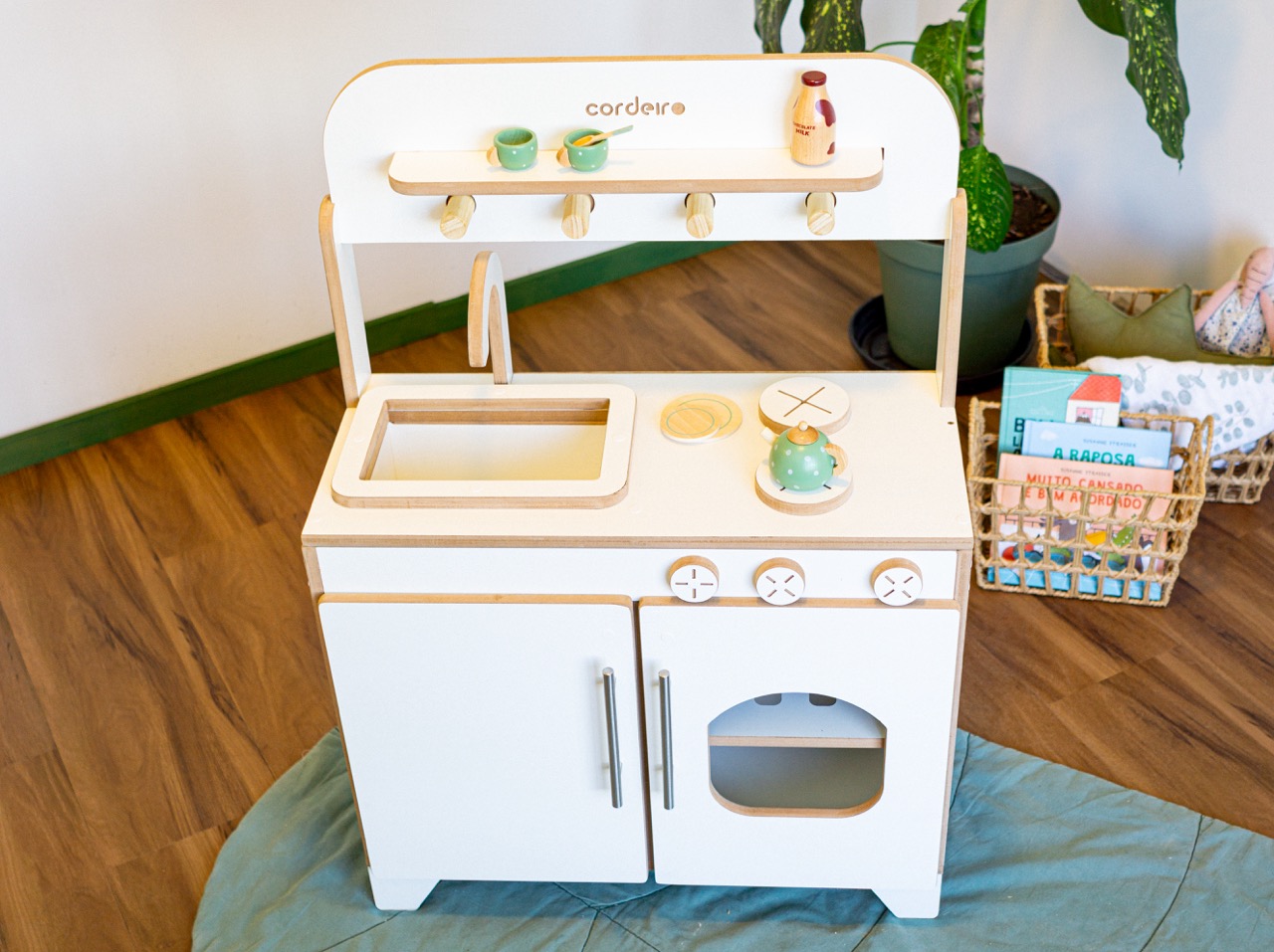 Mini Cozinha Montessori de Madeira ...