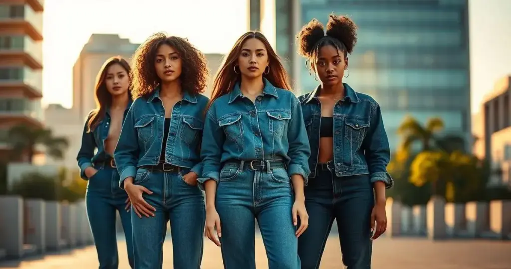 modelos de calça jeans em alta
