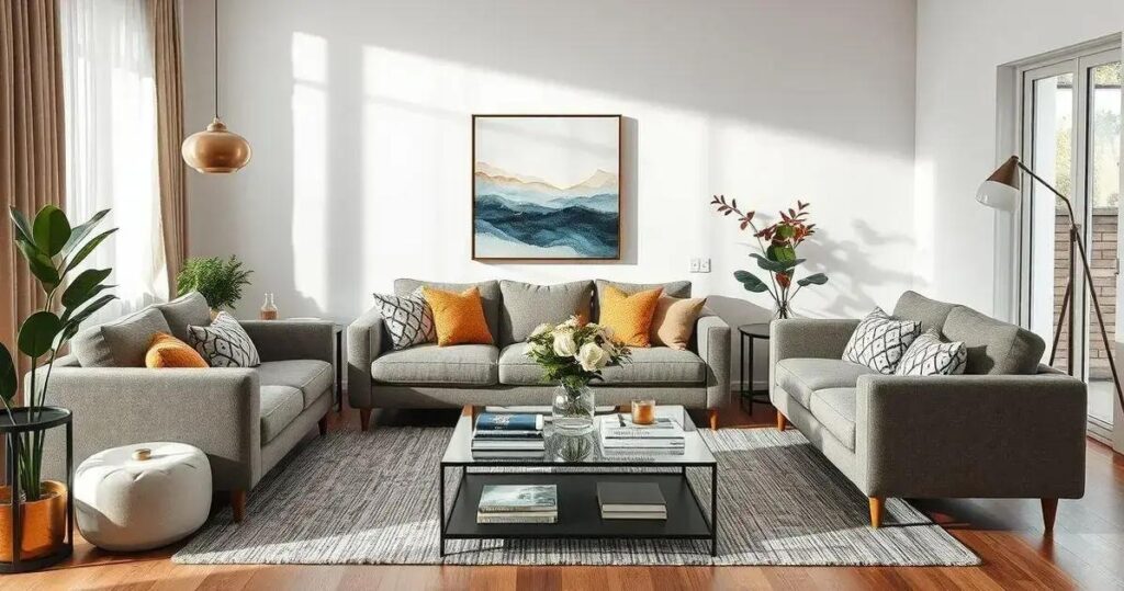 objetos de decoração para sala