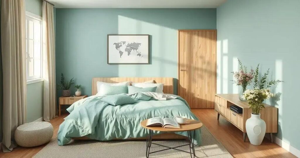 paleta de cores para quarto