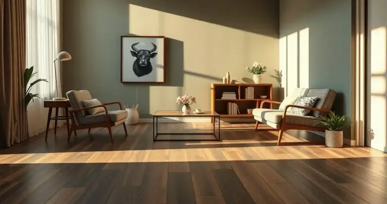 piso laminado ou vinílico