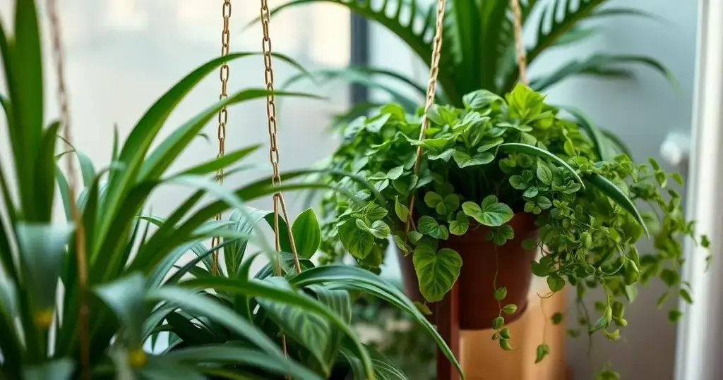 plantas suspensas