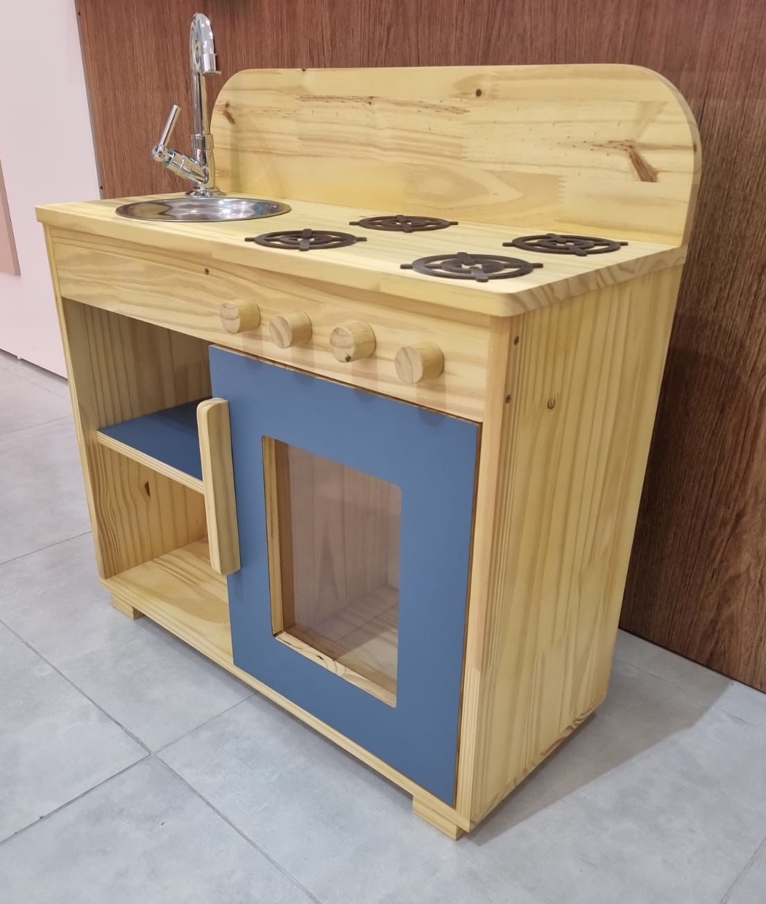 Fogão Cozinha Infantil de Madeira ...