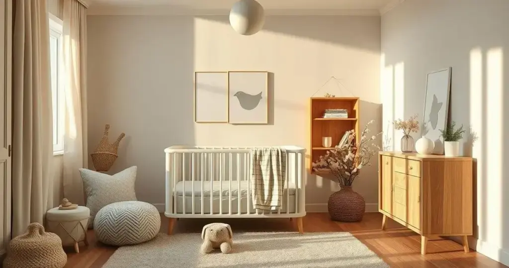 quarto de bebê neutro