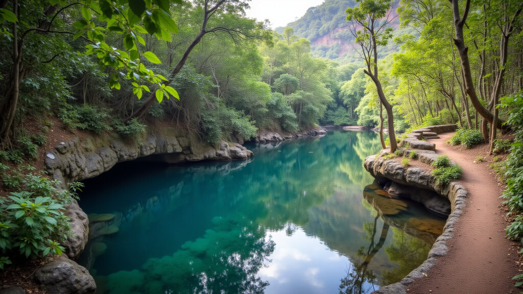 Barra da Lagoa trail, natural pools, scenic view, 8k, professional photography, hyper-realistic, Piscinas naturais e vista da Lagoa da Conceição na Barra da Lagoa.