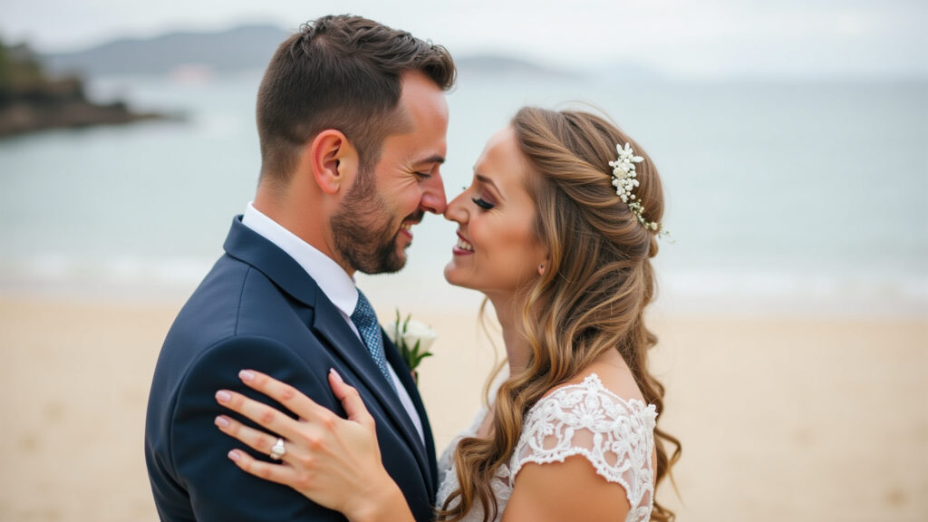 Florianópolis destination wedding. Praia do Campeche, bride and groom, elegant ceremony, Destination wedding na praia em Florianópolis: Ilha da magia.