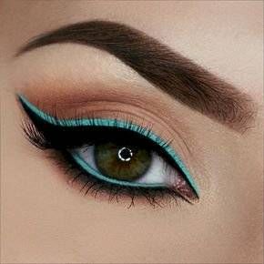 delineado de colores para un look ...