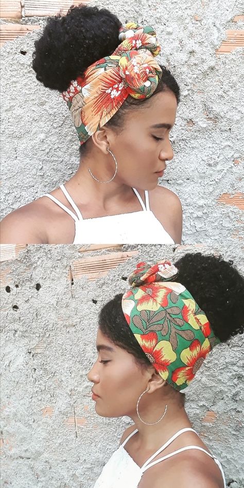 cabelo, turbante de cabelo ...