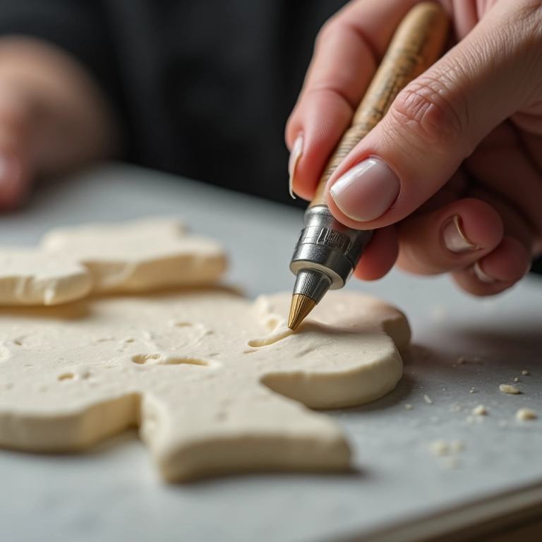 Acabamento perfeito: alisando a massa de biscuit como uma profissional.
