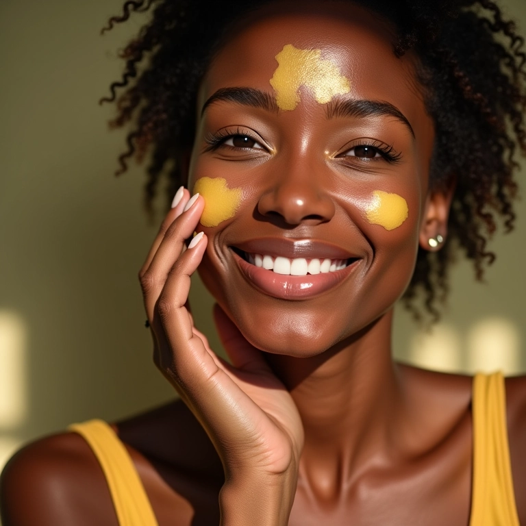 Ação antioxidante da manteiga de cacau na pele do rosto.