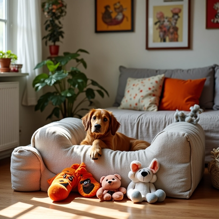 Acessórios para a casinha do seu pet, brinquedos e decoração.