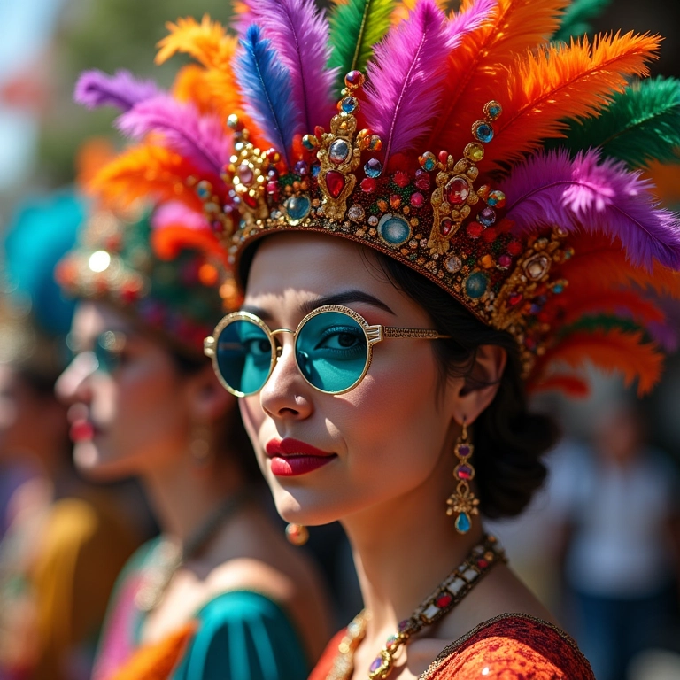Adereços de fantasia criativos para o Carnaval.