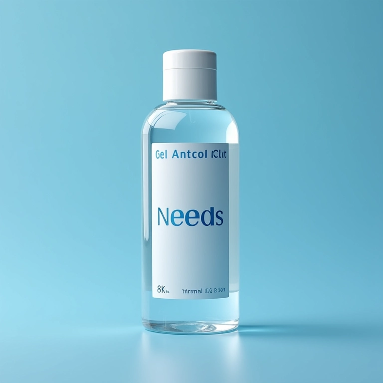 Álcool em gel antisséptico Needs 70%.