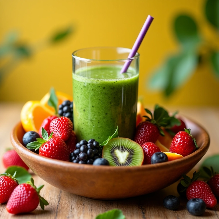 Alimentação rica em antioxidantes para uma pele saudável e sem olheiras.