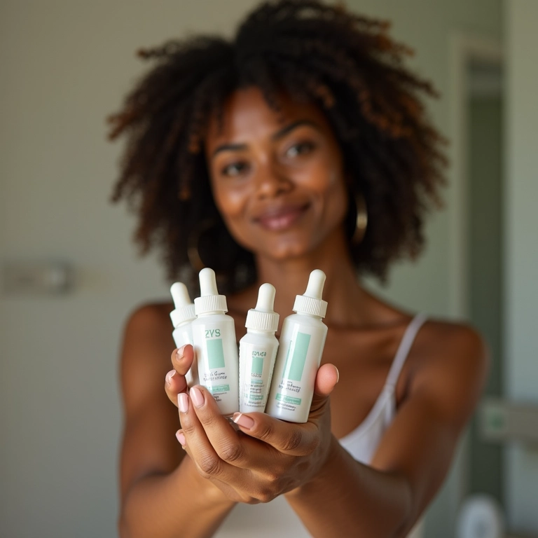 Ampolas de proteína para tratamento capilar intensivo.