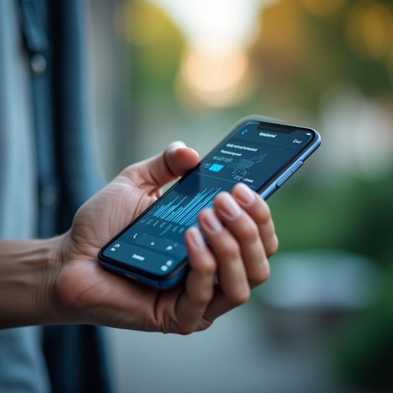 Análise do uso do celular através de aplicativo.