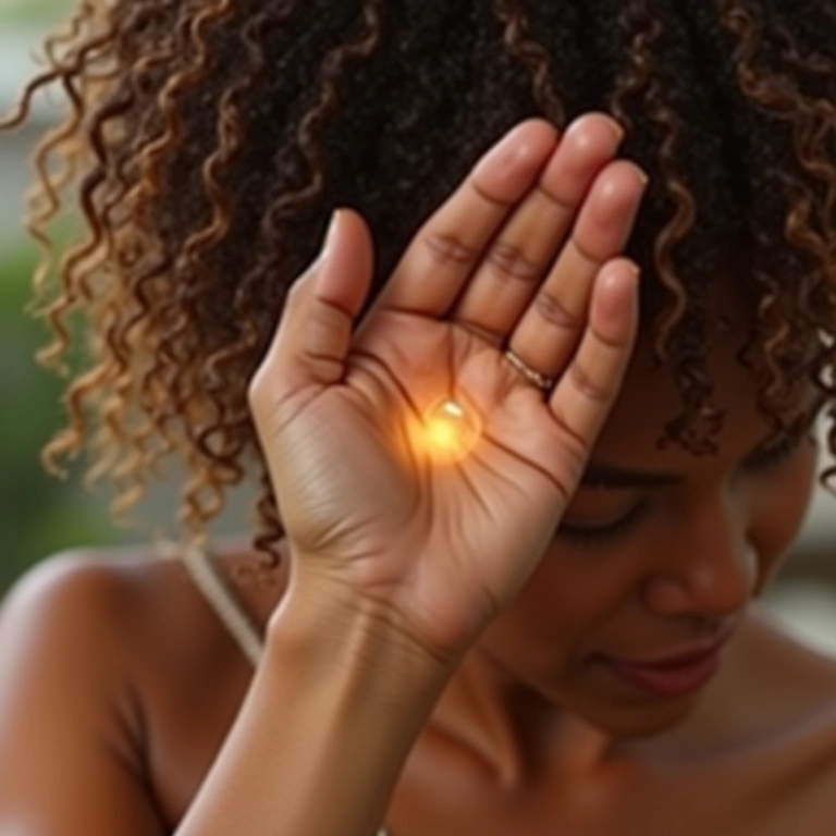 Aplicação de óleo leve nos cabelos para umectação.