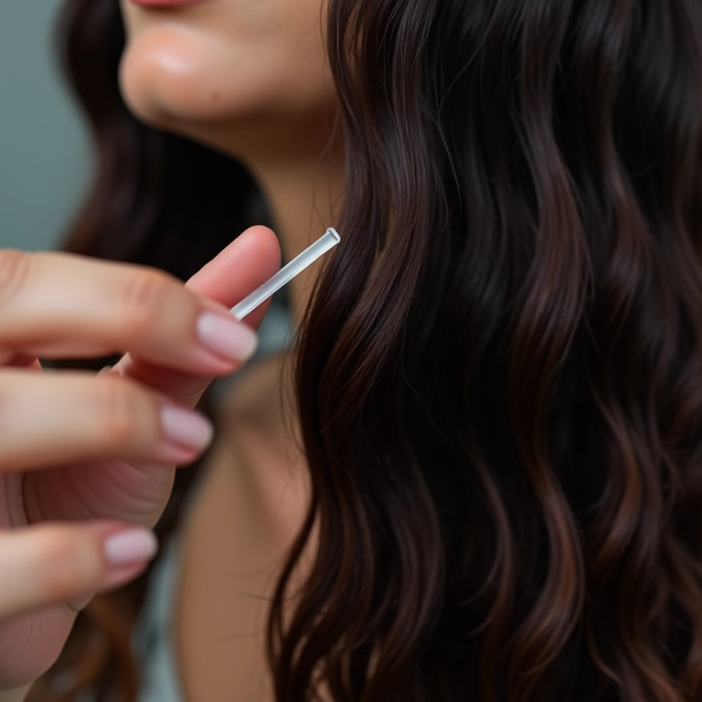 Aplicação de produto em cabelo para selagem capilar, detalhe da cutícula.