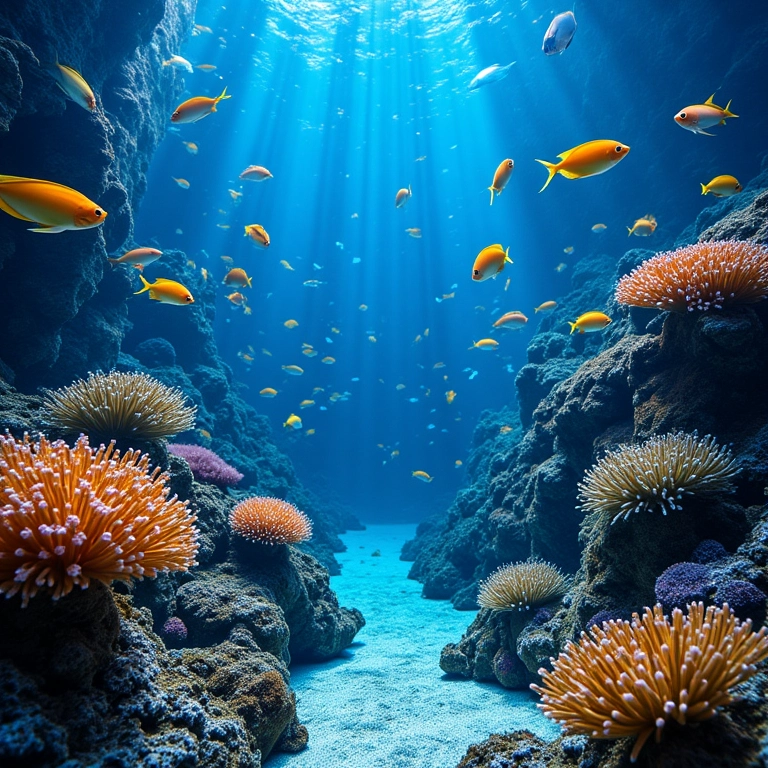 Aquário de água salgada como alternativa mais barata ao aquário de tubarão.