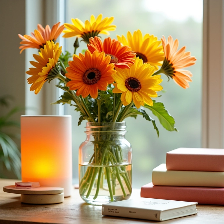 Artesanato colorido para o Dia do Sol: vasos, luminárias, aromaterapia e cadernos.