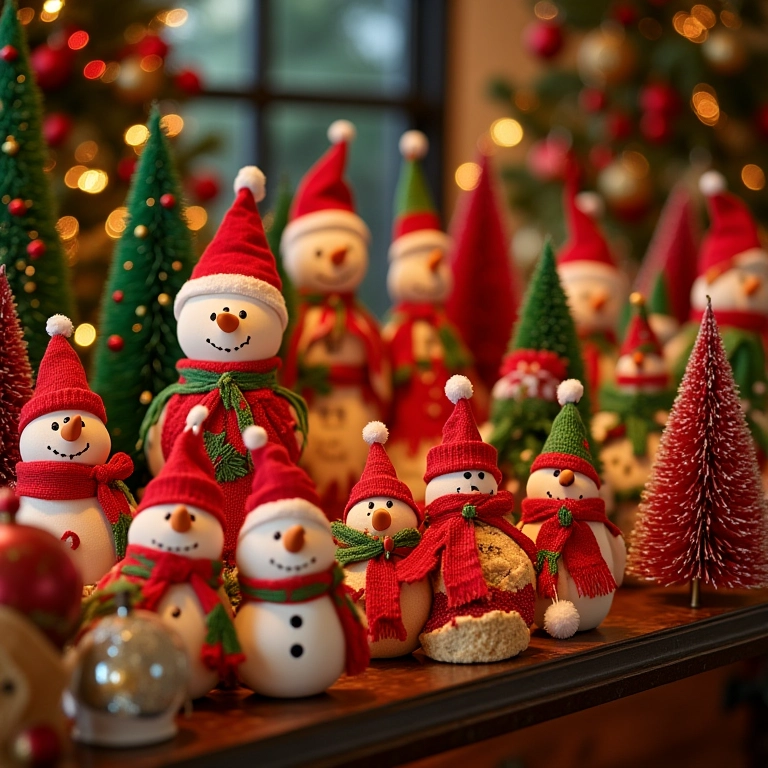 Artesanato de Natal fácil e rápido, estilo brasileiro vibrante.