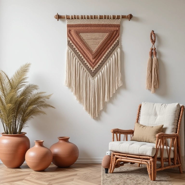 Artesanato e objetos decorativos com alma boho.