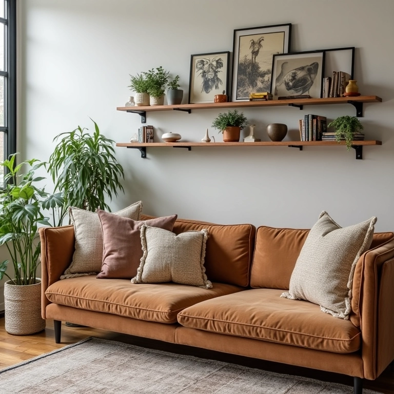 Atenção aos detalhes na decoração do rack.