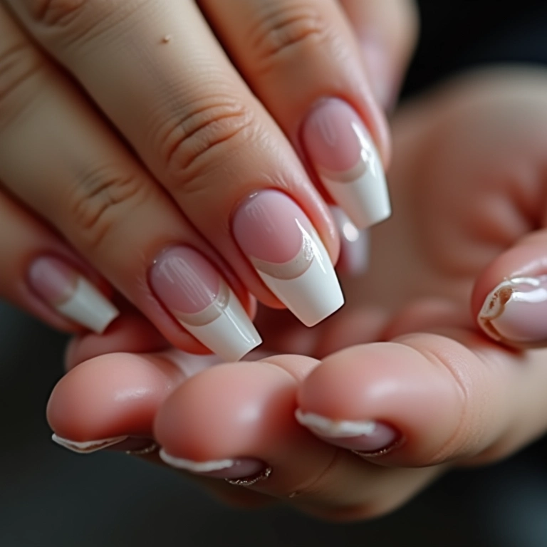 Blindagem com porcelana para unhas fracas e quebradiças.