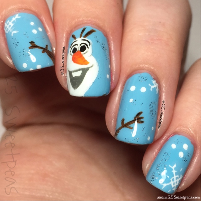 Olaf Nails! — 25 Sweetpeas