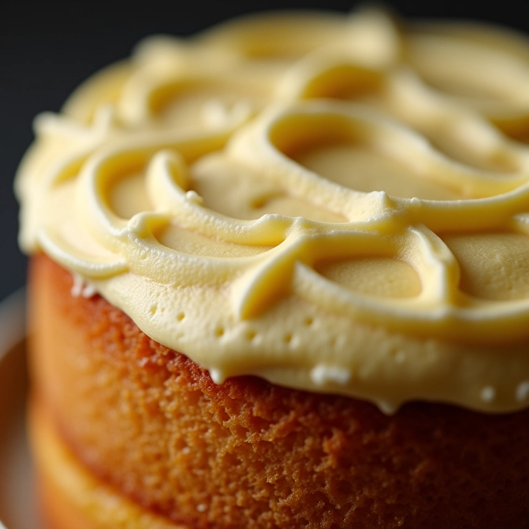 Bolo caseiro com cobertura de buttercream rústico e elegante.