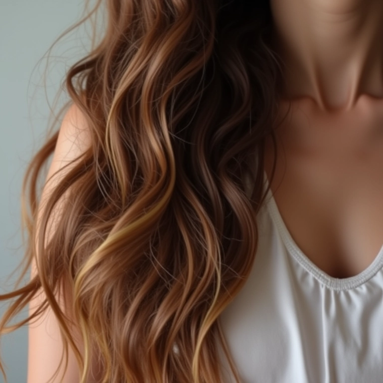 Cabelo com menos quebra e pontas duplas após uso da fronha de cetim.