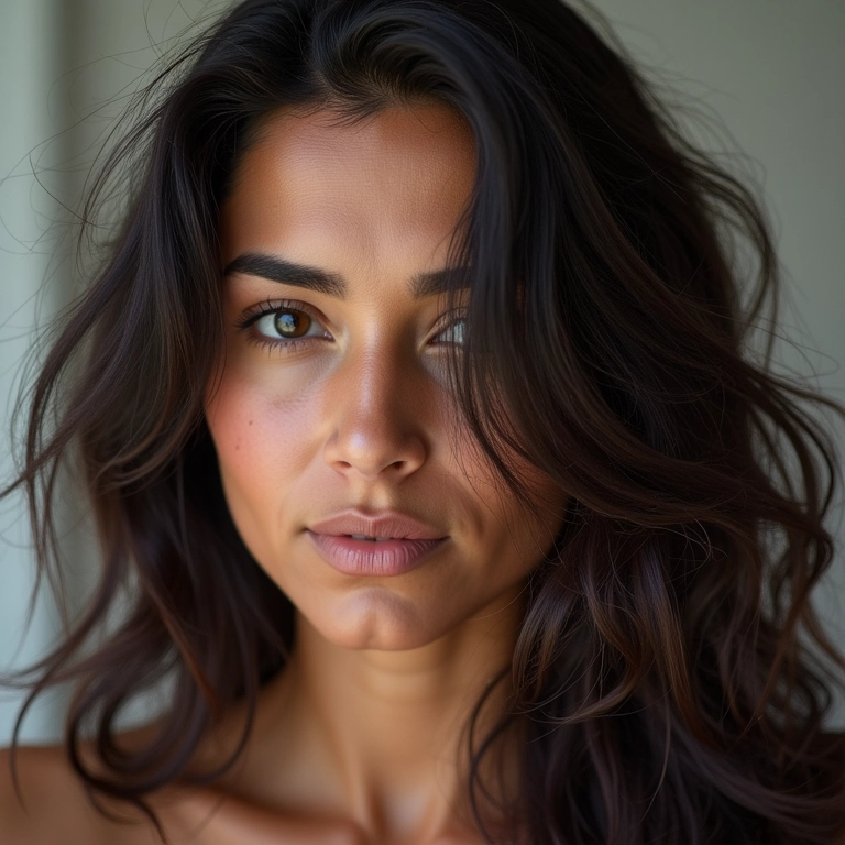 Cabelo danificado após químicas agressivas.