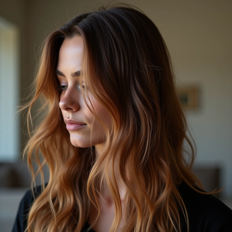 Cabelo danificado pelo uso excessivo de secador e chapinha.