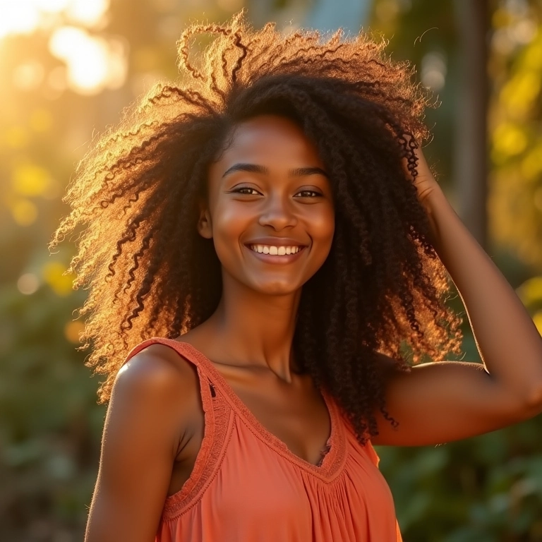 Cabelo elástico e resistente ao toque, beneficiado pelo colágeno.