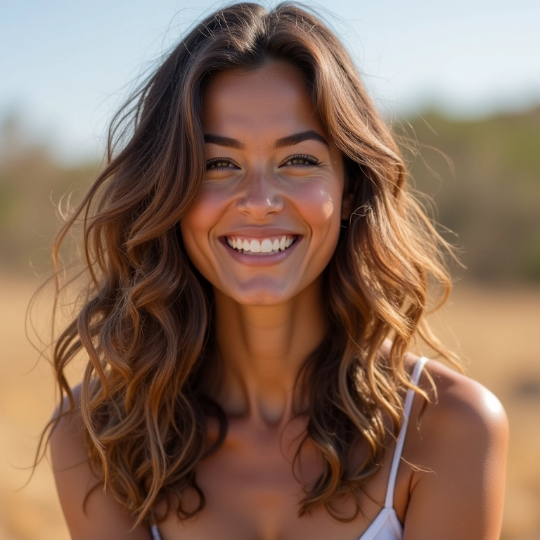 Cabelo hidratado e revitalizado após umectação noturna.