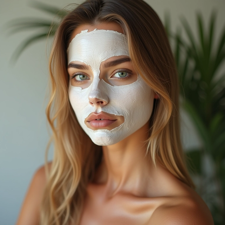 Cabelo liso após hidratação com maisena.