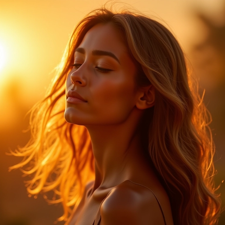 Cabelo protegido dos danos externos com óleo de argan.